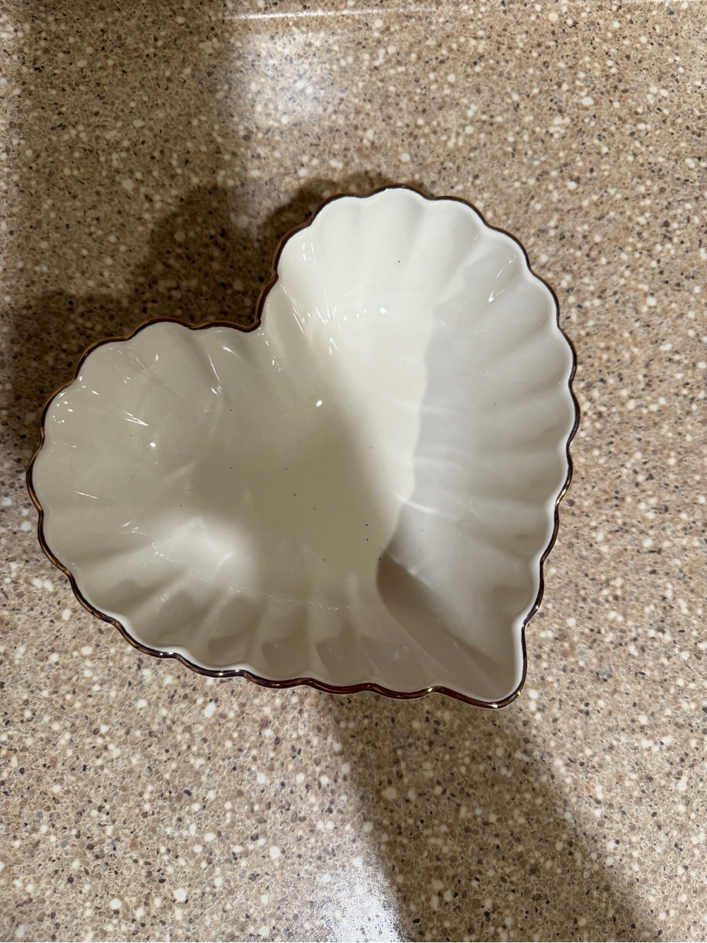 Heart-Shaped Ceramic Bowl